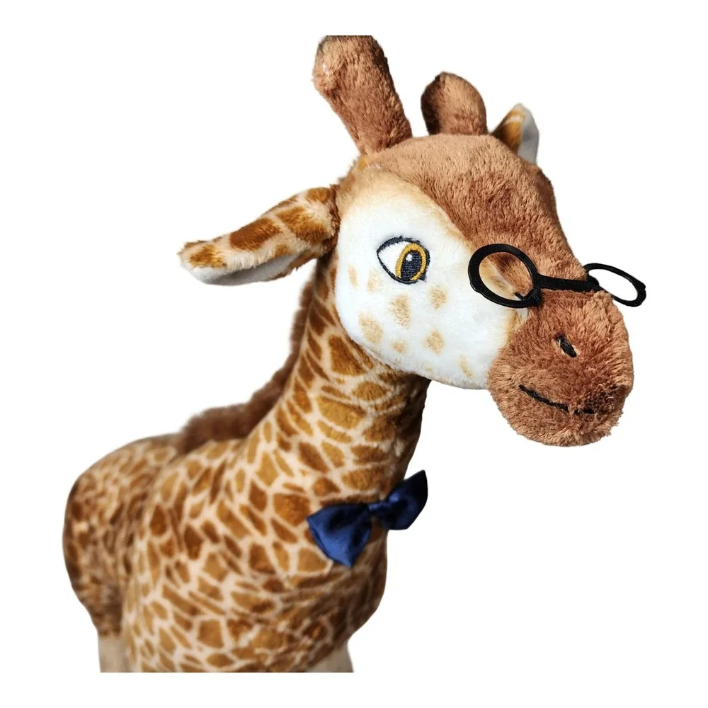 Ark Encounter Giraffe Plush Stuffed Animal with Glasses and Bow Tie 23 Inch
